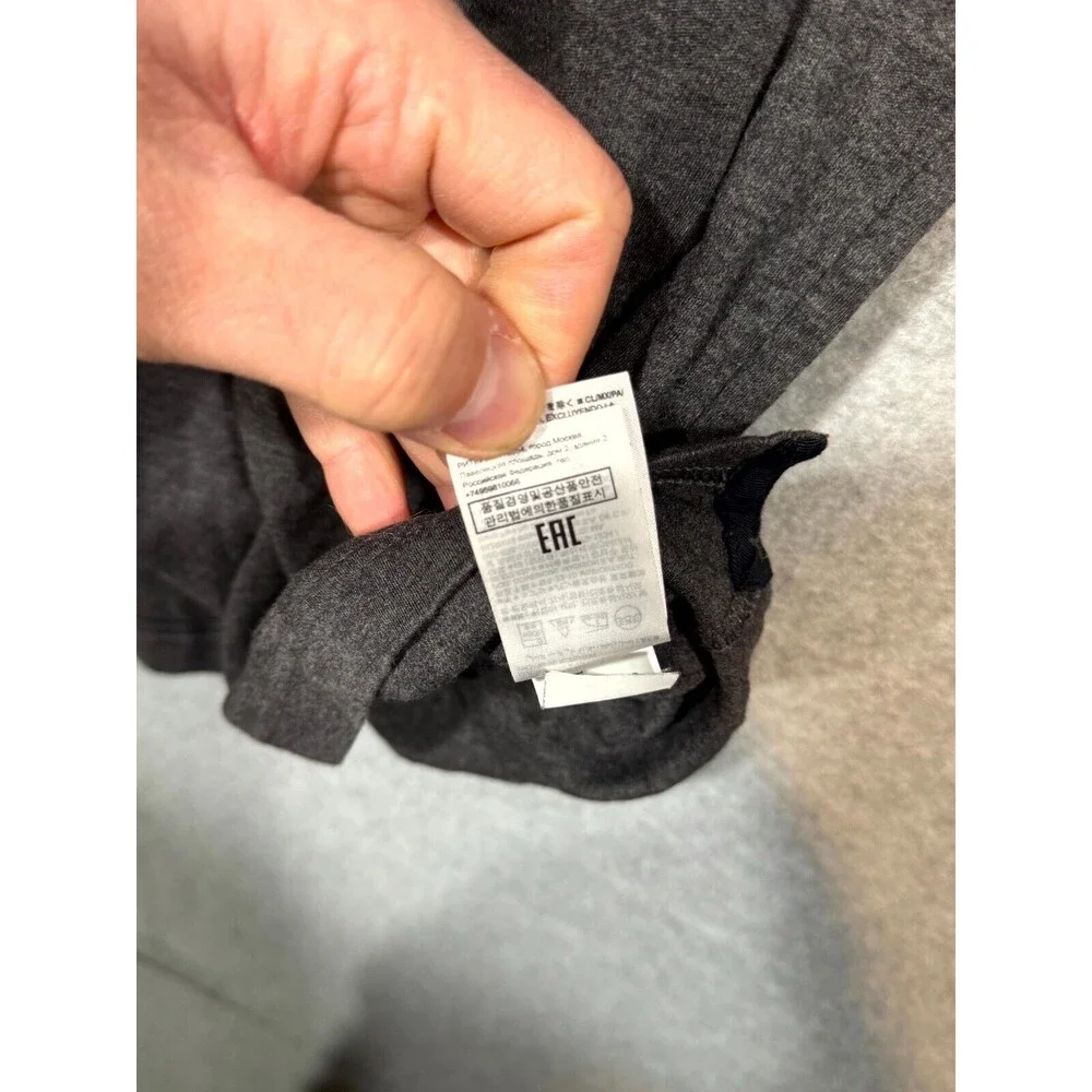 Banana Republic Polo Shirt Men's XL Heather Black‎ 100% Cotton Short Sleeve Golf